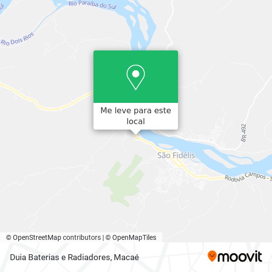 Duia Baterias e Radiadores mapa