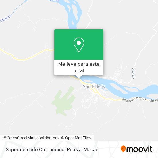 Supermercado Cp Cambuci Pureza mapa