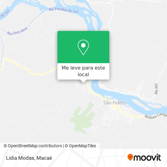 Lidia Modas mapa