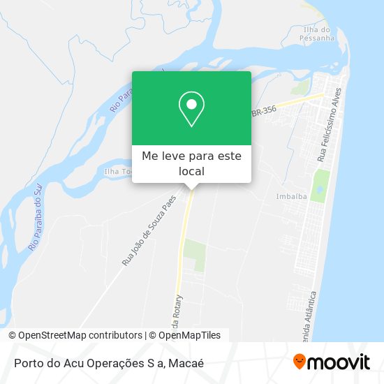 Porto do Acu Operações S a mapa