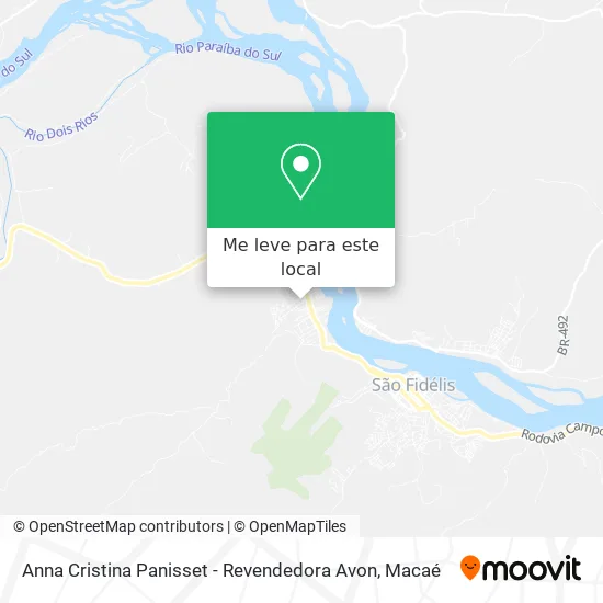 Anna Cristina Panisset - Revendedora Avon mapa