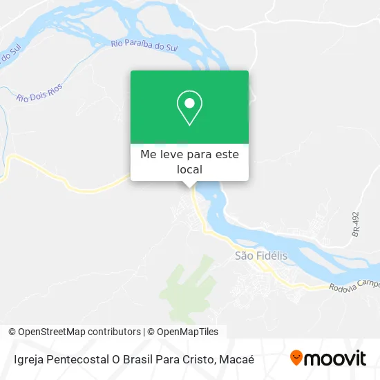 Igreja Pentecostal O Brasil Para Cristo mapa