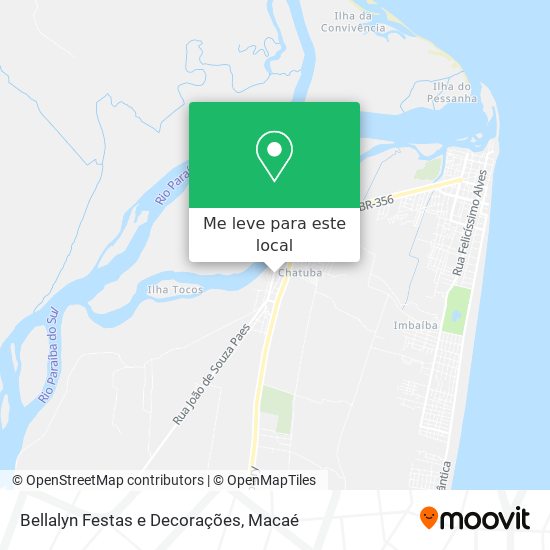 Bellalyn Festas e Decorações mapa