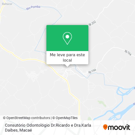 Consutório Odontológio Dr.Ricardo e Dra.Karla Daibes mapa