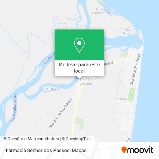 Farmácia Senhor dos Passos mapa