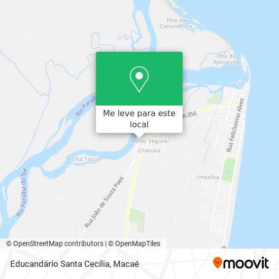 Educandário Santa Cecília mapa
