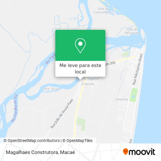 Magalhaes Construtora mapa