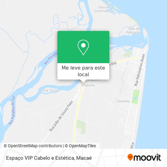Espaço VIP Cabelo e Estética mapa
