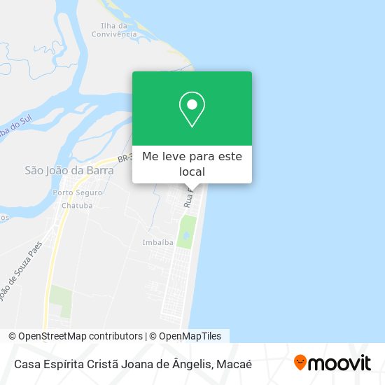 Casa Espírita Cristã Joana de Ângelis mapa