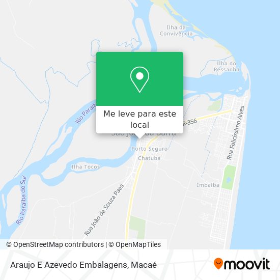 Araujo E Azevedo Embalagens mapa