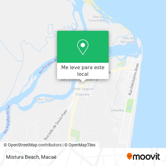 Mistura Beach mapa