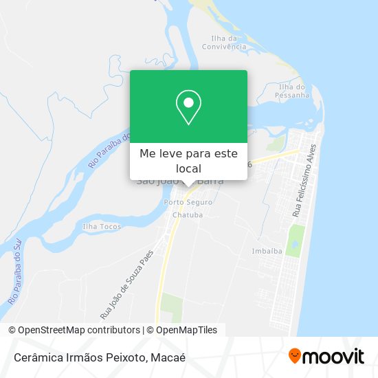 Cerâmica Irmãos Peixoto mapa