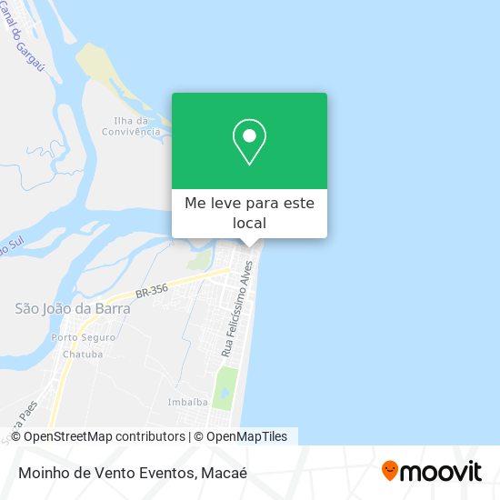 Moinho de Vento Eventos mapa