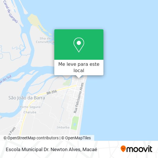 Escola Municipal Dr. Newton Alves mapa