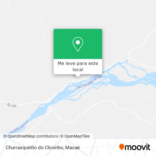 Churrasquinho do Clovinho mapa
