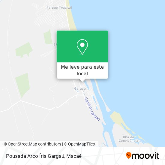 Pousada Arco Íris Gargaú mapa