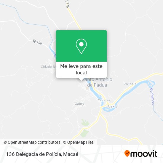 136 Delegacia de Polícia mapa