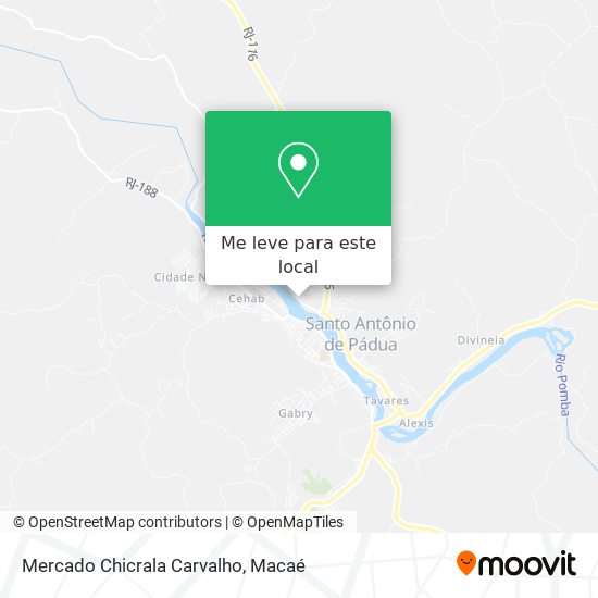 Mercado Chicrala Carvalho mapa
