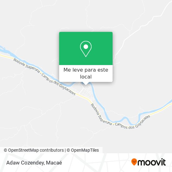 Adaw Cozendey mapa