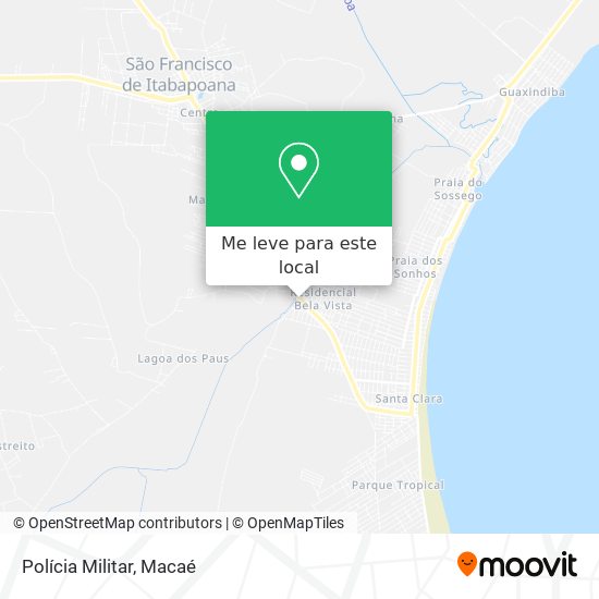 Polícia Militar mapa