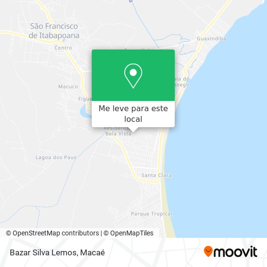 Bazar Silva Lemos mapa