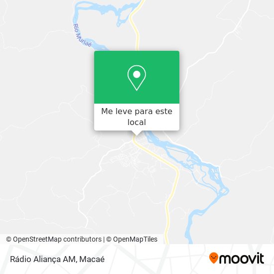 Rádio Aliança AM mapa