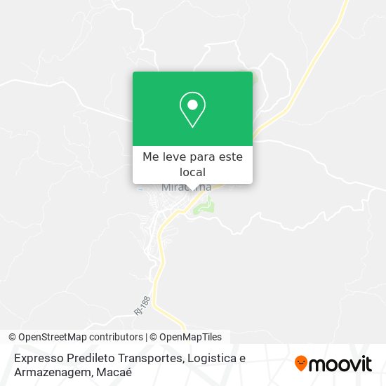 Expresso Predileto Transportes, Logistica e Armazenagem mapa