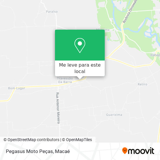Pegasus Moto Peças mapa