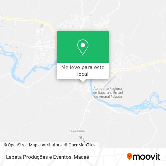 Labeta Produções e Eventos mapa