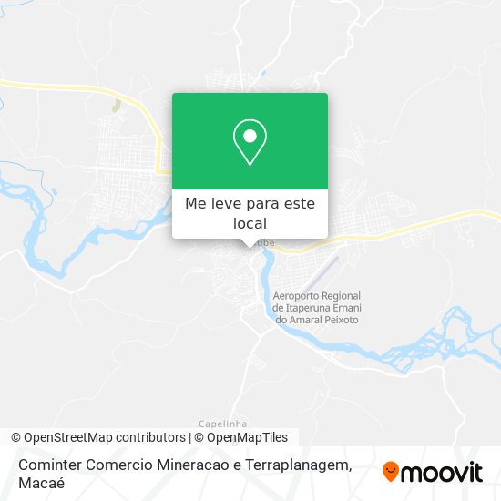 Cominter Comercio Mineracao e Terraplanagem mapa