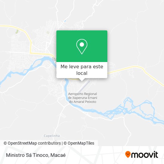 Ministro Sá Tinoco mapa