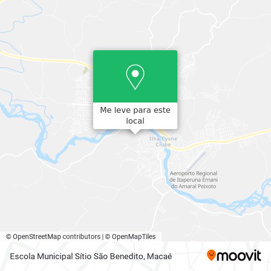 Escola Municipal Sítio São Benedito mapa