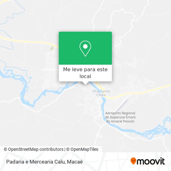 Padaria e Mercearia Calu mapa