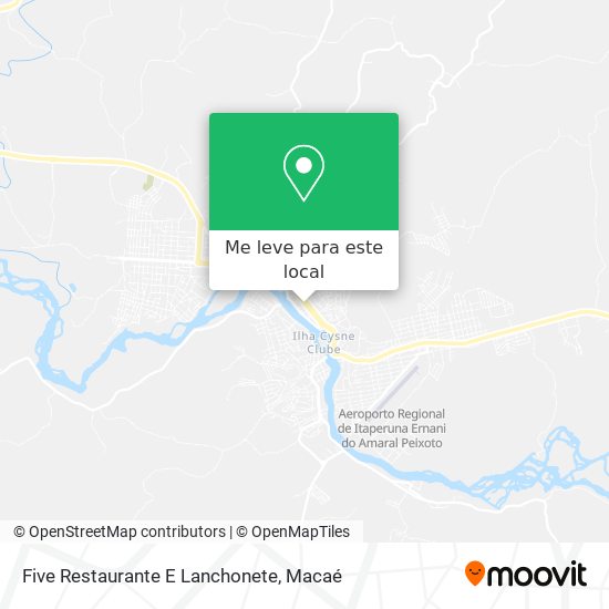 Five Restaurante E Lanchonete mapa
