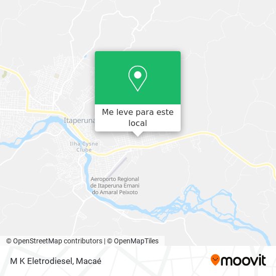 M K Eletrodiesel mapa