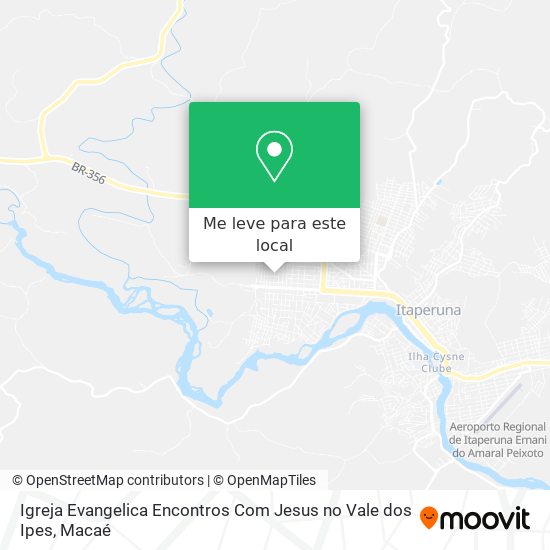 Igreja Evangelica Encontros Com Jesus no Vale dos Ipes mapa