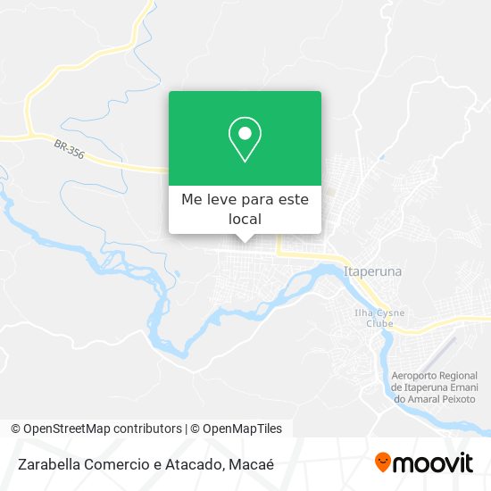 Zarabella Comercio e Atacado mapa