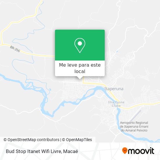 Bud Stop Itanet Wifi Livre mapa