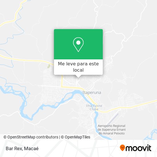 Bar Rex mapa