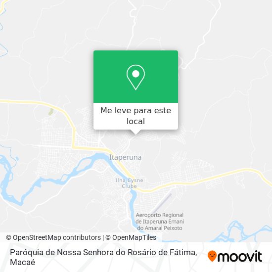 Paróquia de Nossa Senhora do Rosário de Fátima mapa