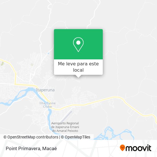 Point Primavera mapa