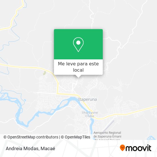 Andreia Modas mapa