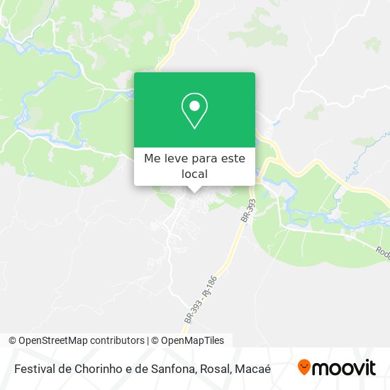 Festival de Chorinho e de Sanfona, Rosal mapa