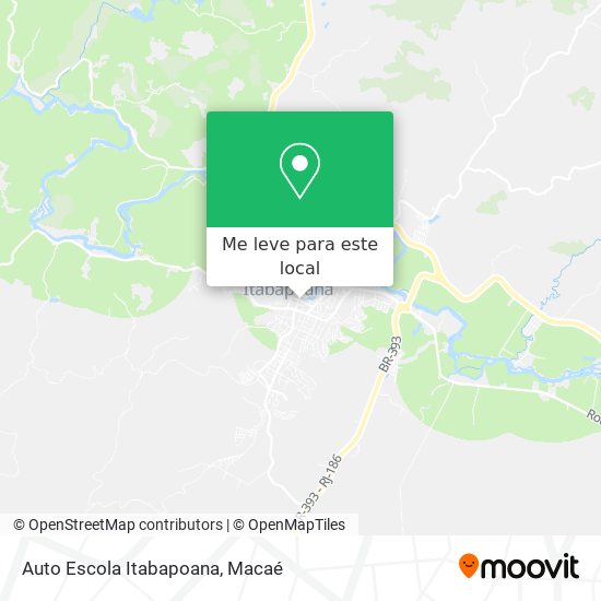 Auto Escola Itabapoana mapa