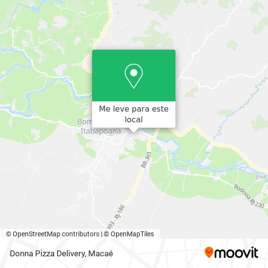 Donna Pizza Delivery mapa