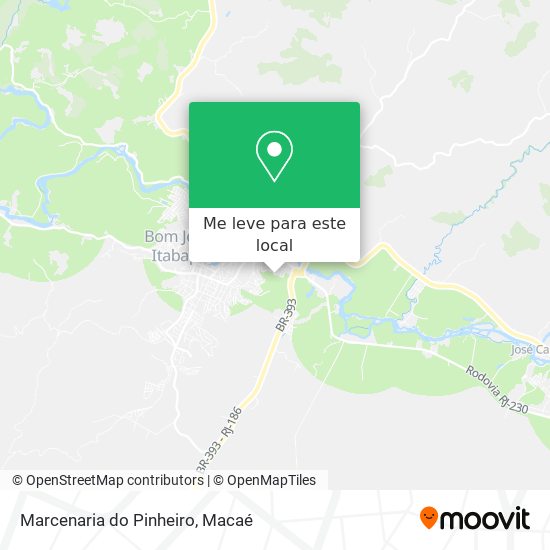 Marcenaria do Pinheiro mapa