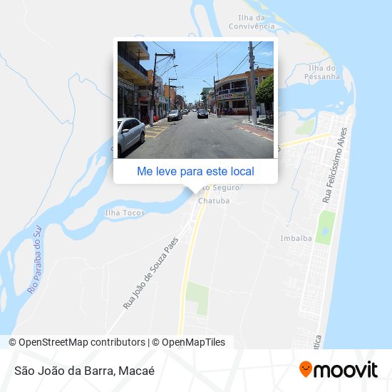 São João da Barra mapa