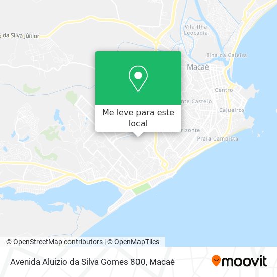 Avenida Aluizio da Silva Gomes 800 mapa