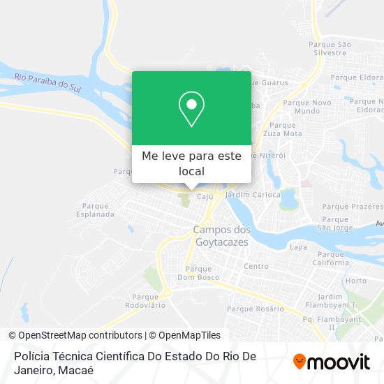 Polícia Técnica Científica Do Estado Do Rio De Janeiro mapa