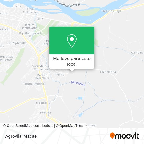 Agrovila mapa